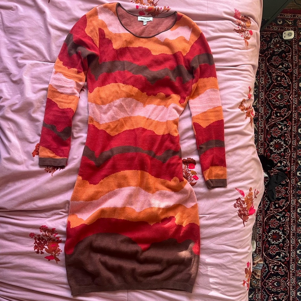 Another Girl long sleeve knit dress